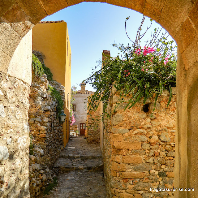 Monemvasia na Grécia