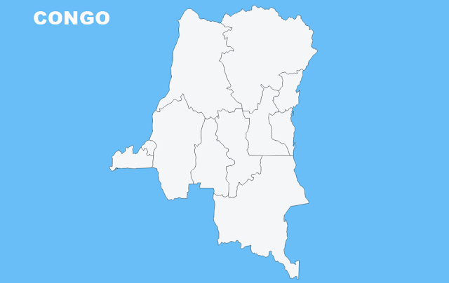 image: Congo Blank Map Chart