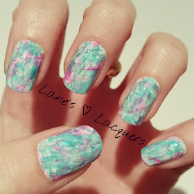 40-great-nail-art-ideas-teal-brush-stroke-nail-art