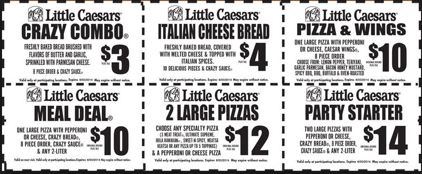 little caesars coupons 2018