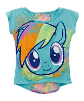 Aqua & Turquoise My Little Pony Hi-Low Tee - Girls