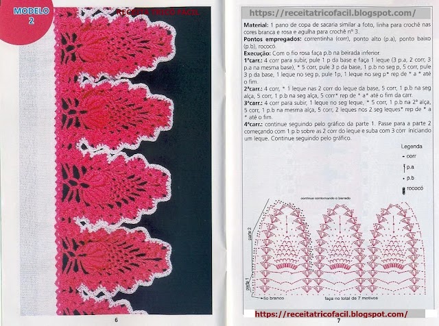 Barrado De Crochê Modelo 2