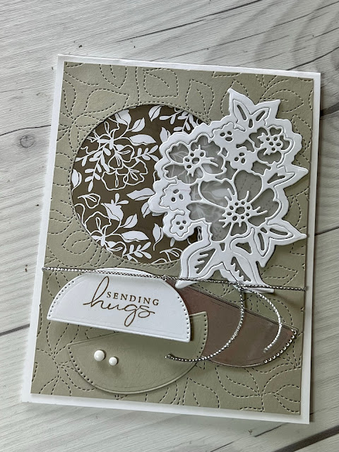 Floral greeting card using Splendid Thoughts Bundle from Stampin' Up!