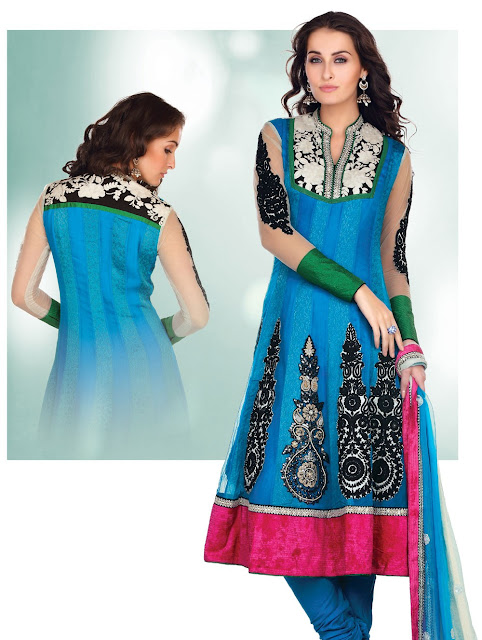 Charming Deep Blue Salwar Kameez