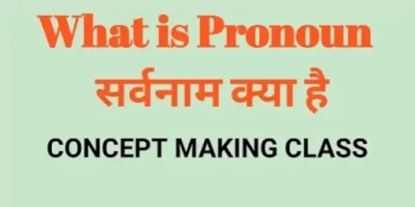 What is a Pronoun सर्वनाम क्या है