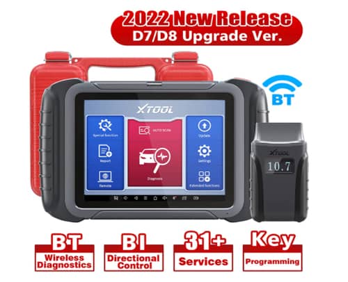 XTOOL D8BT Wireless Automotive Diagnostic Tool