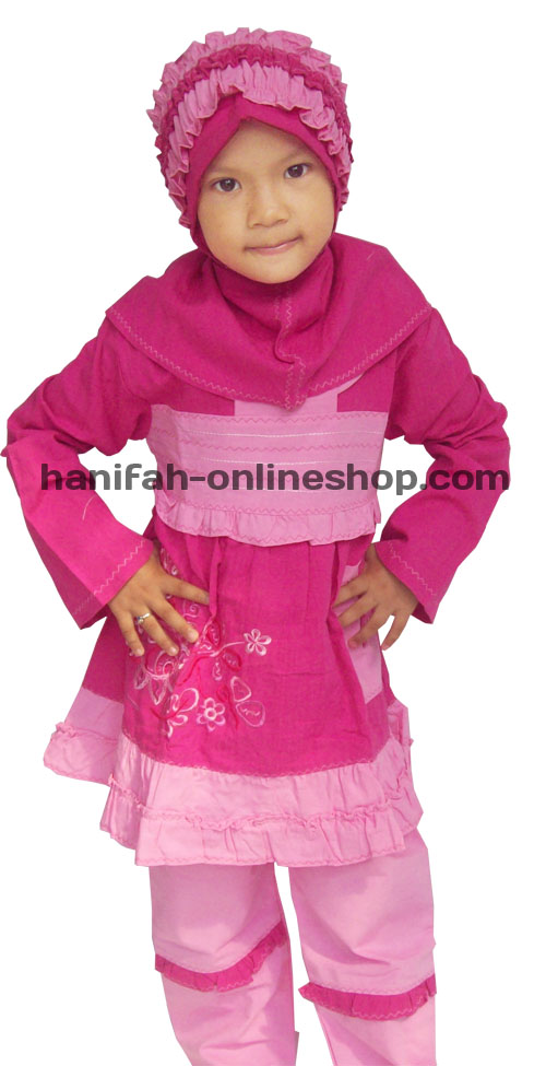 Grosir Baju Muslim Mukena Anak  Jilbab baju renang dengan 
