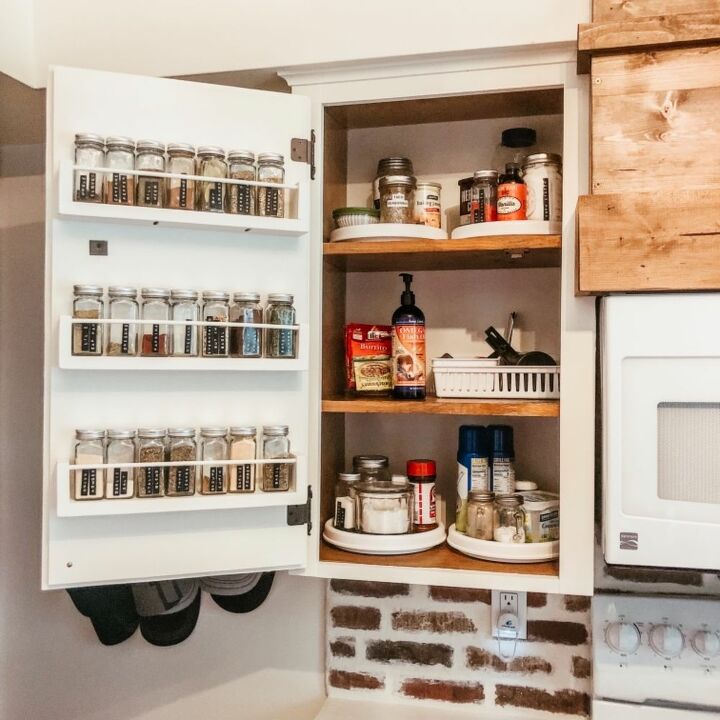 DIY Spice Shelves