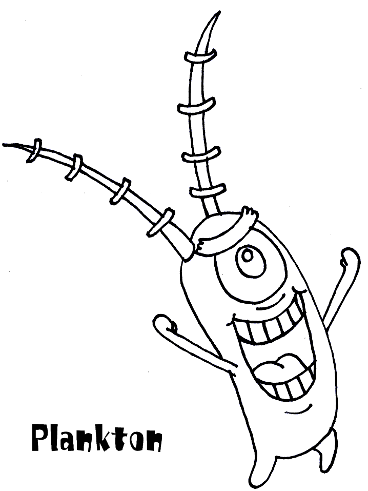 Coloring Pages Of Spongebob Characters