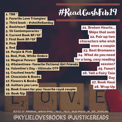 Read & Gush February 2019 Bookstagram Challenge