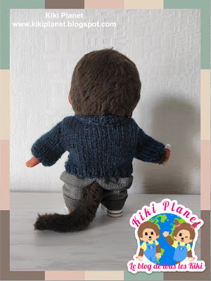 kiki monchhichi tricot fait main handmade