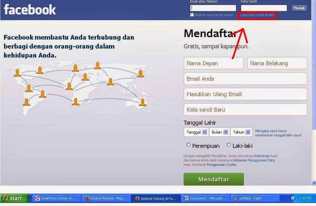 Contoh Email Fb - Contoh U