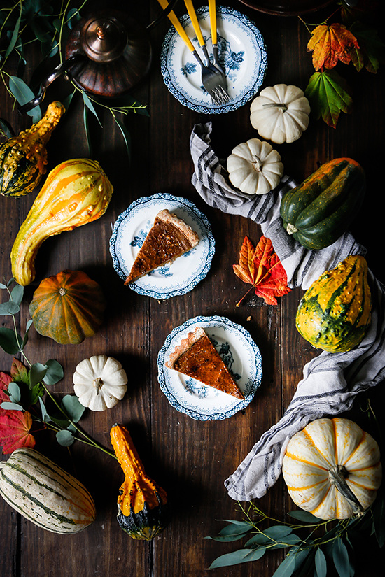 Gluten Free Almond Crust Pumpkin Pie with Kabocha 