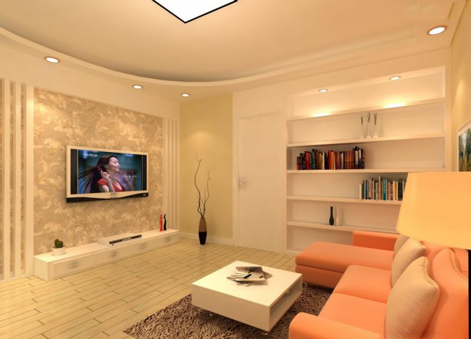 Best 70 modern living room interior designs, POP false ceiling design catalogue 2019