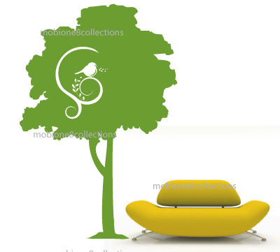 tree silhouette wall sticker. Large tree silhouette 39quot;W x