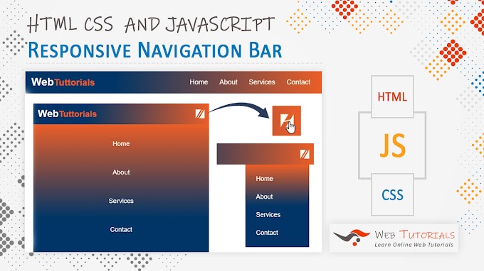Responsive Navigation Bar JavaScript