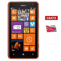 Harga dan Spesifikasi HP Nokia Lumia 625 - 8 GB - Oranye