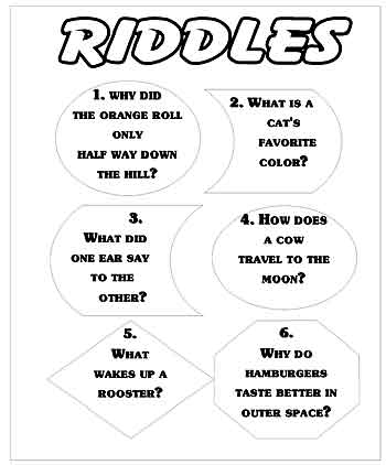 Riddles For Kids Easy 10