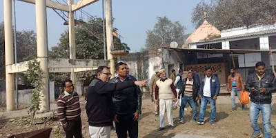 DM Sultanpur Inspect Cow Shelter Home