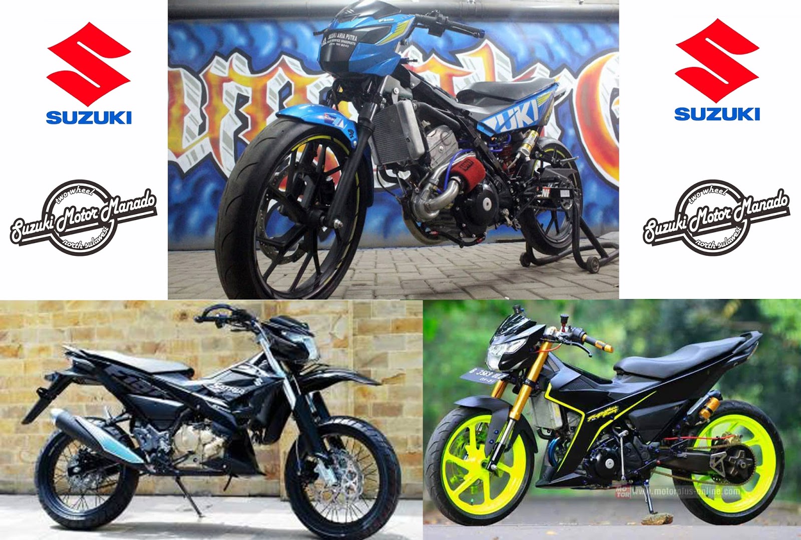 Download Modifikasi Motor Trail Satria Fu Terkeren Velgy Motor