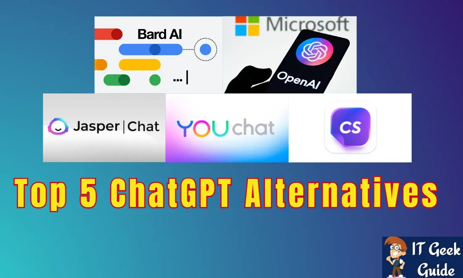 Best 5 ChatGPT Alternatives