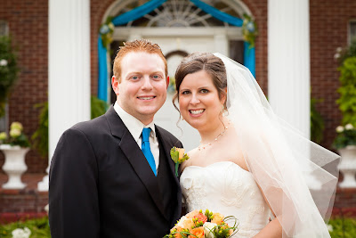 Wedding photo- in front of house