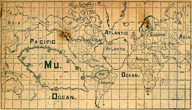 Mapa com a Atlantida, Lemúria, Mú, Poseidon, mapa antigo platão