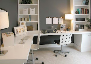 Super Cool Modern Small Home Office Design Ideas, Small Office Design Ideas, Small Home Office Furniture Ideas, Small Home Office Designs