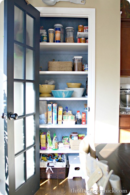 Organized pantry