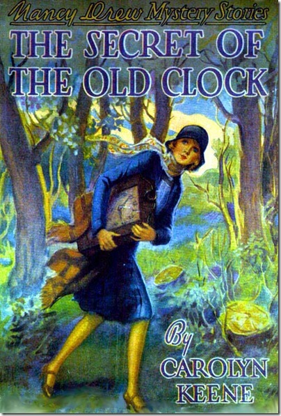 Nancy Drew in blue dress