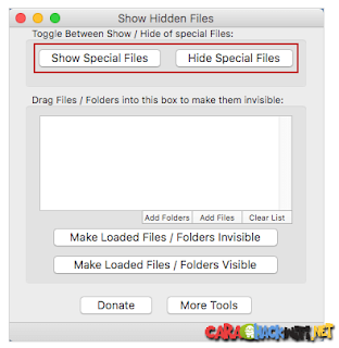 Software untuk menampilkan file yang tersembunyi di mac os
