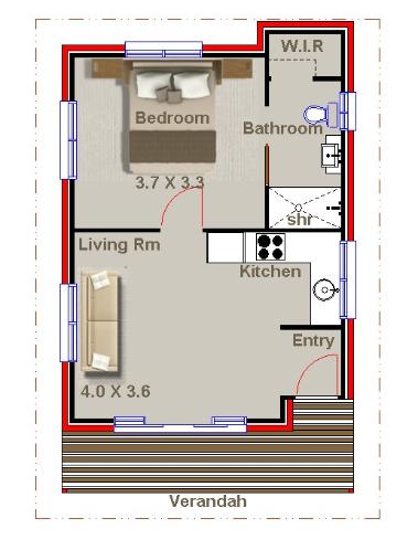 Comfortable, agreeable, and ideal for singles, couples, or retirees searching for a reasonable home, get-away bungalow, or a visitor house expansion to a family compound, two-room floor designs can be as basic or luxurious as your financial plan and list of things to get requires. Regardless of whether you're looking for an essential one-shower lodge or a lavish double ace shower withdraw with a gourmet kitchen, you'll discover home outlines that mirror an extensive variety of engineering styles from enchanting provincial getaway wants to those that can supplement a current home style house.  Two rooms may not be a chateau, palace or mansion but rather with the correct format, it can be a lot of room for a developing family or even a swinging single. The best bungalow layout for any situation will depend on how important noise, light, and privacy are to its inhabitants. For example, guardians with children will probably want to have him or her beside while two school flatmates may lean toward the rooms on inverse sides of the home. Regardless of what area you're working with, the probability is you will have the capacity to discover some motivation from these inventive houses plans of two room spaces.   If you are looking for two-bedroom bungalow house plans that include layouts too, please check out these three house plans. Advertisements        Design Includes: 1 Bedroom Granny Flat/Home Office/Guest House 1 Bathrooms Large Living Area Kitchenette Ideal Kit home Design Verandah to Front  Metric Sizes Total Area: 49.42 m2 Width of home: 5.6 meters Length of Home: 9.1 meters  Sponsored Links     Design Includes: 2 Bedrooms Home or Granny Flat Plus extra Study Nook Robes to all bedrooms Big Living area  Metric Sizes Total Area:  75  m2 Width of home: 7.4  meters Length of Home:10.3 meters   Advertisement     Design Includes: 2 Bed Home Design 1 Bathroom Large Living Area Kitchen Ideal Granny Flat home Design Modern Look  Metric Sizes Living area: 59.70 m2 Total Area: 63.6 m2 Width of home: 9.1 meters Length of Home: 8.09 meters  SOURCE: http://www.australianfloorplans.com  RELATED POSTS: