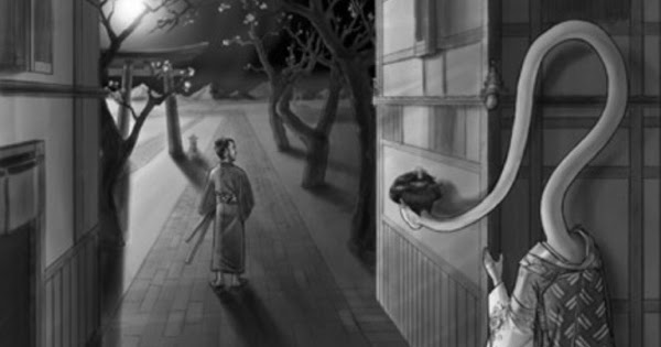 Rokurokubi Hantu  Wanita Berleher Panjang  Dari Jepang 