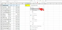Data excel dari positif jadi negatif