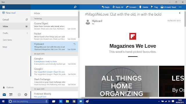 Setting Email di Windows 10