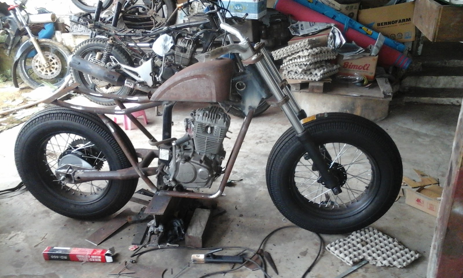 Download Ide 62 Modifikasi Honda Cb Cafe Racer Terupdate Rante