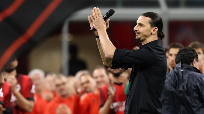 Em lágrimas, Ibrahimovic anuncia aposentadoria aos 41 anos e recebe homenagens do Milan