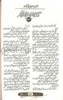 Gandam ka khosha aur pathar novel by Sadia Hameed Chaudhary pdf