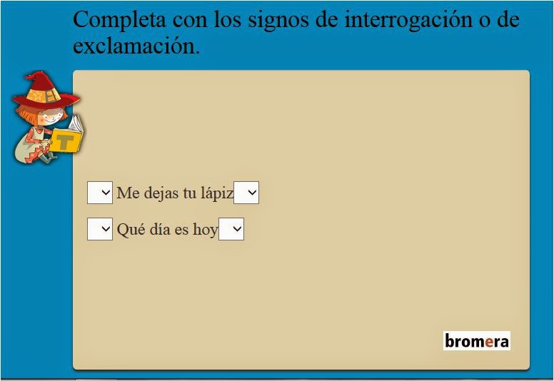 http://www.primerodecarlos.com/SEGUNDO_PRIMARIA/julio/interroga_exclama/Tilde2_.htm