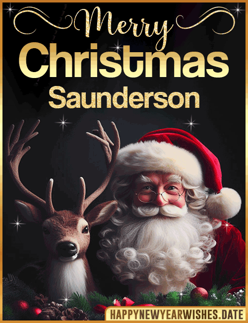 Merry Christmas gif Saunderson