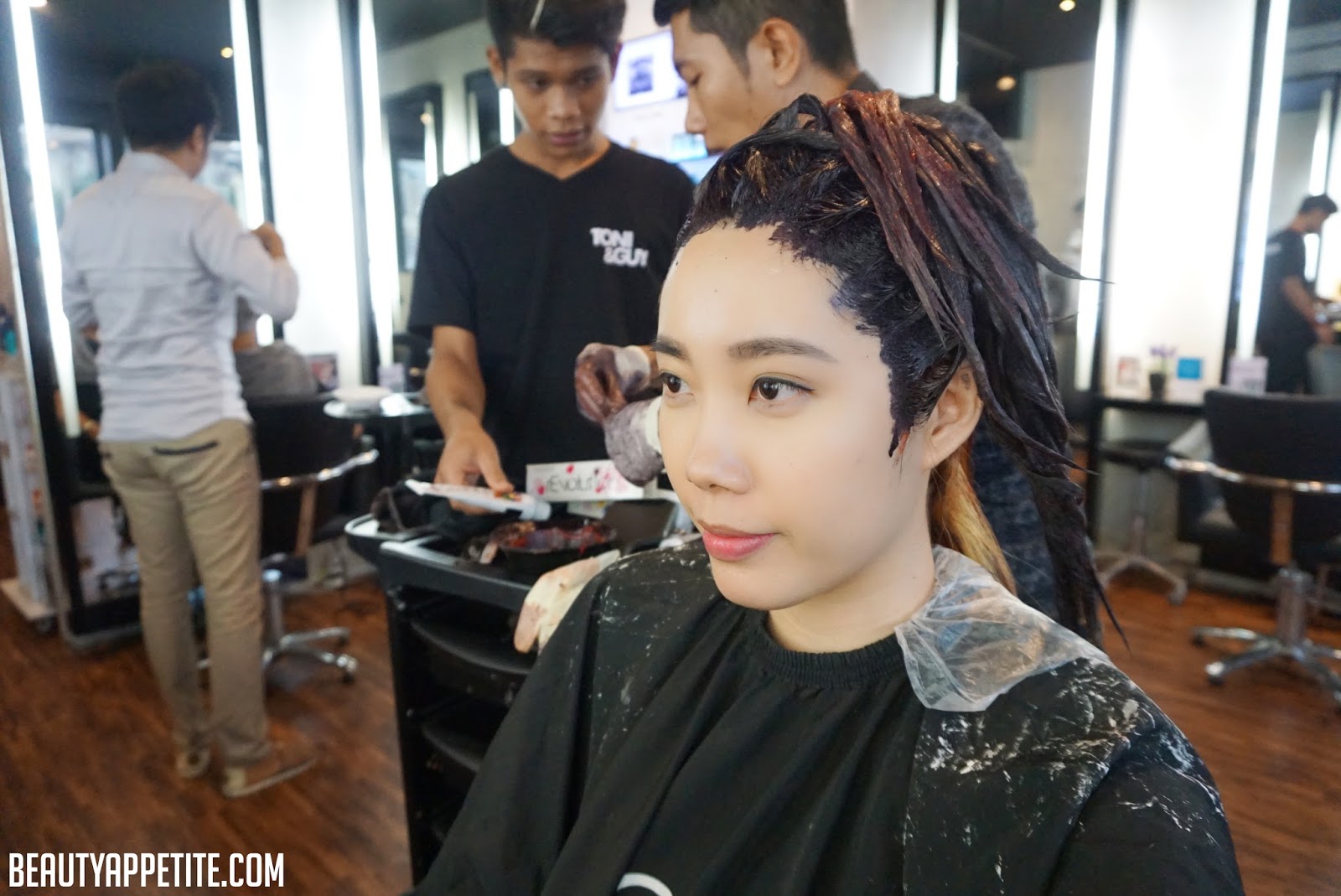 My Hair Transformation Cat Rambut Ungu Di Toni Guy PIK Beauty