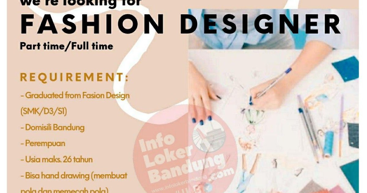  Lowongan  Kerja  Fashion Designer  Shazfaromeesa Bandung  Juni 