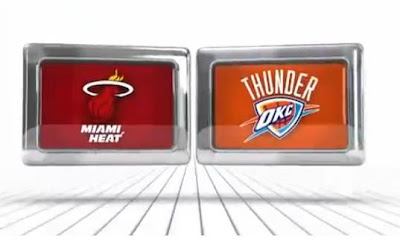 Miami Heat Oklahoma Thunder on Nba Finals  Okc Thunder Vs Miami Heat  Game 1 Replay    13 June 2012