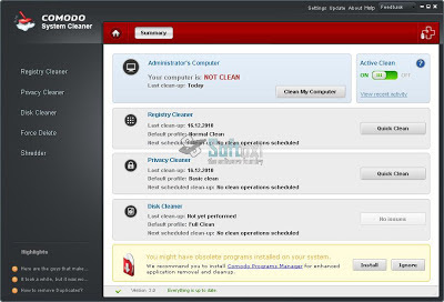 Pulizia PC comodo cleaner