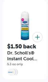 $1.50/1 Dr. Scholl's Instant Cool Athlete's Foot ibotta cashback rebate *HERE*