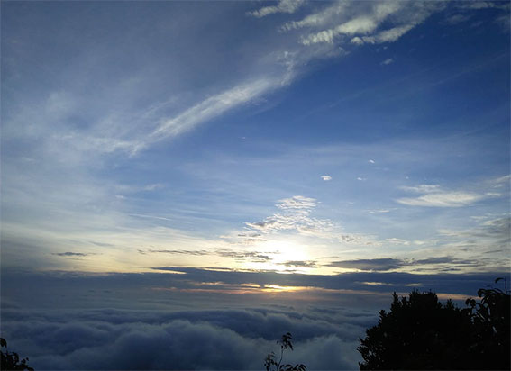 Sunset di Gunung Tiong Kandang Photo