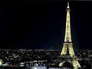 menara eiffelParisPerancis (eiffel tower at night)