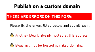 Publish on a custom domain