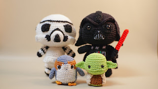 Starwars amigurumi crochet doll pattern