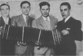 Linea de Bandoneones de la Orquesta Jose Tinelli(Mejias, Villy, Leocata y Perry)
